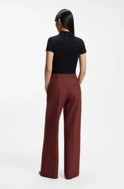 Regular-Fit Hose mit weitem Bein