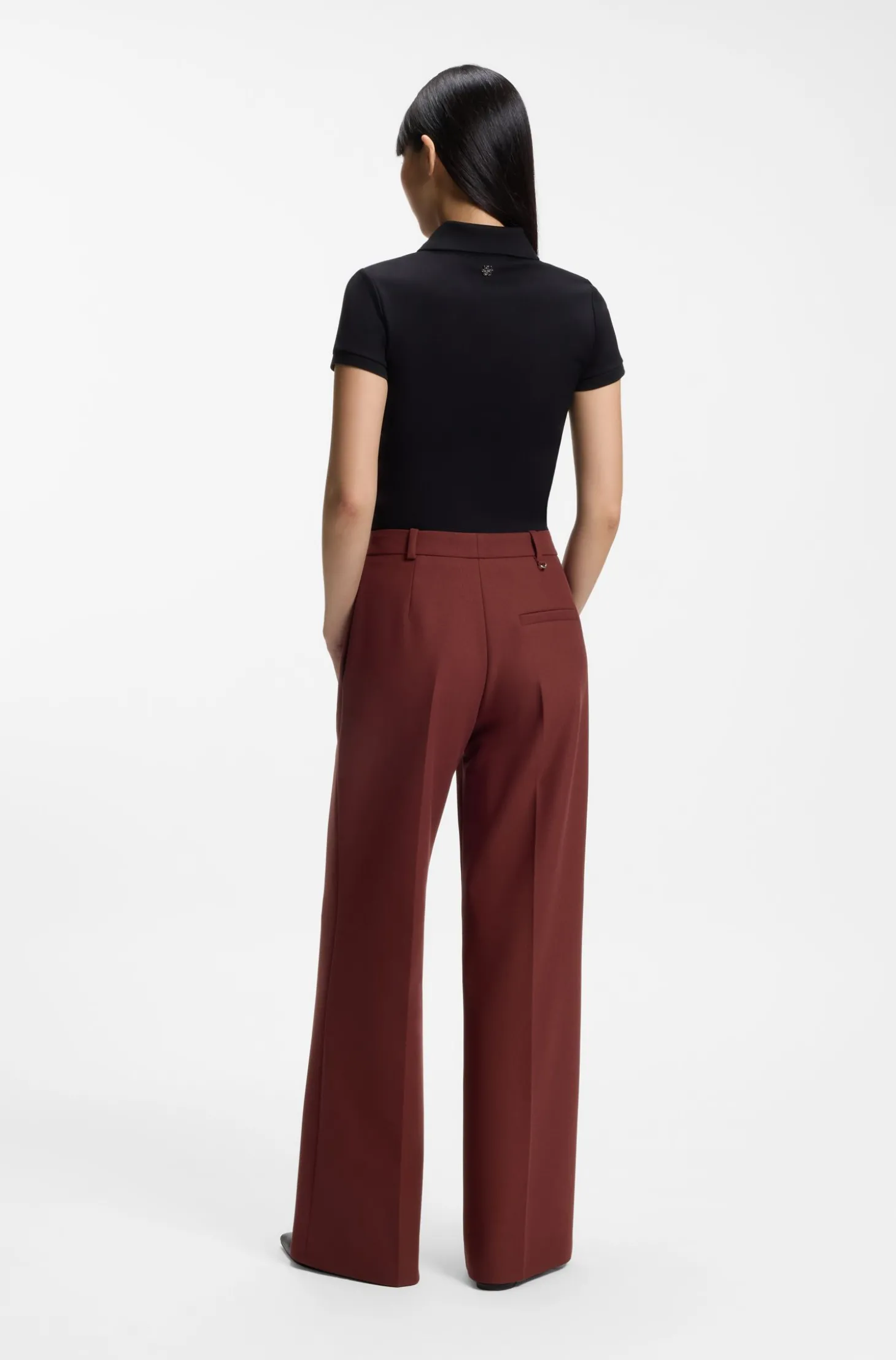 Regular-Fit Hose mit weitem Bein