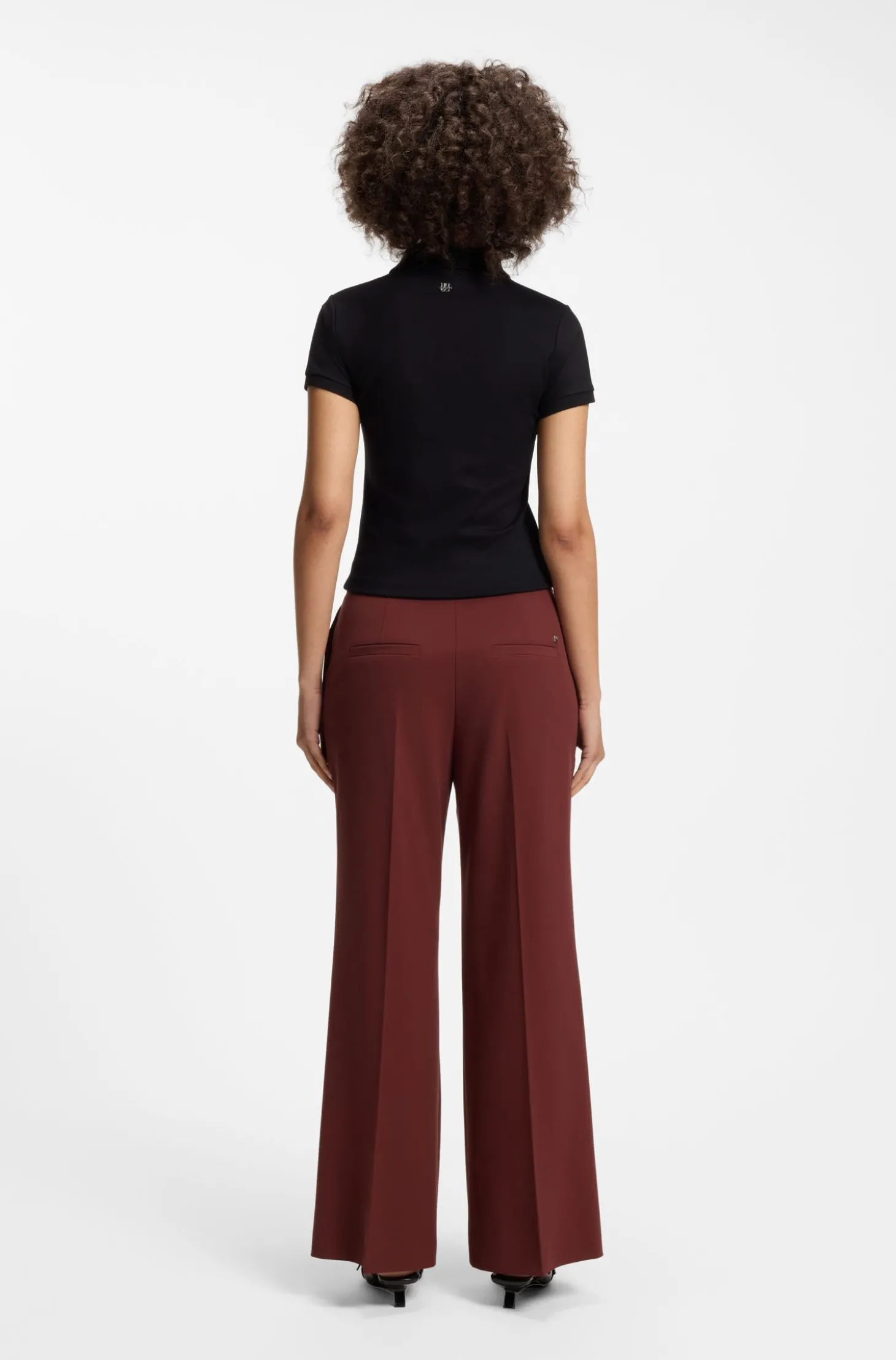 Regular-Fit Hose mit weitem Bein
