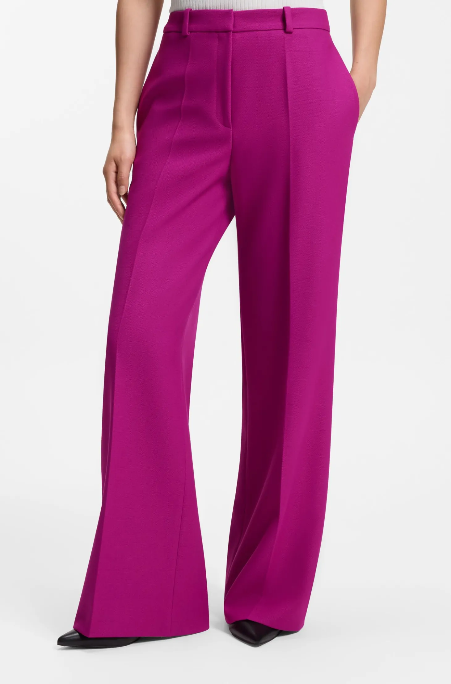 Regular-Fit Hose mit weitem Bein
