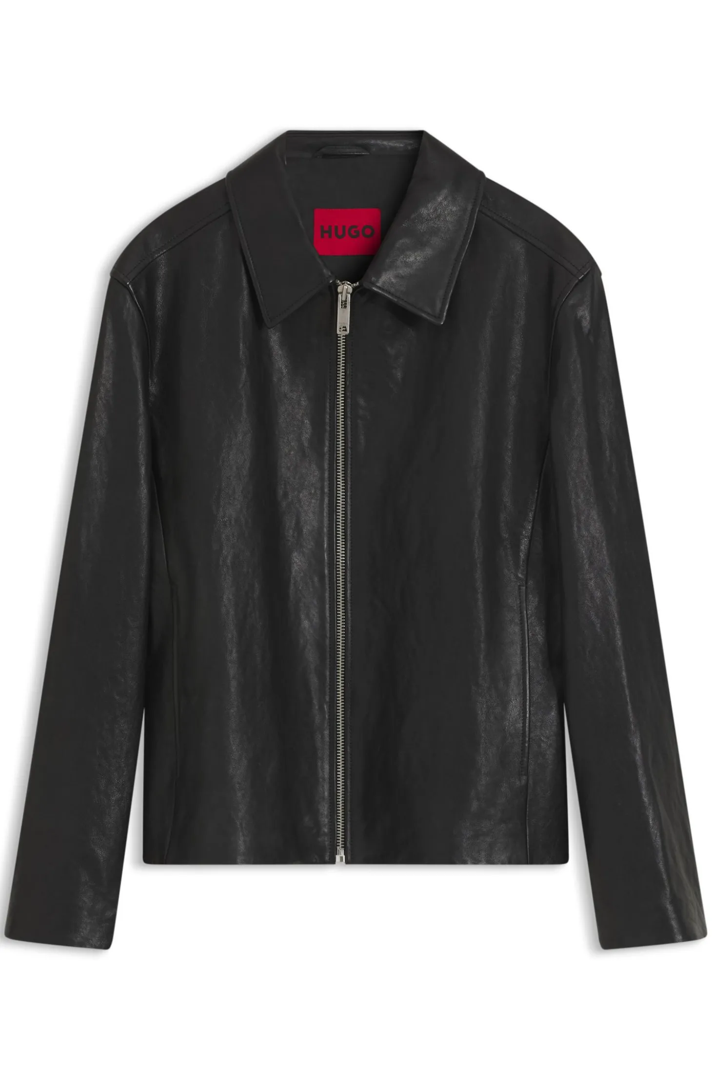 Regular-Fit Jacke aus Nappaleder
