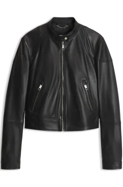 Regular-Fit Jacke aus Nappaleder