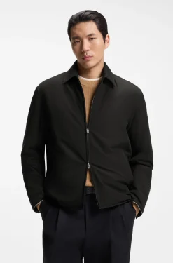 Regular-Fit Jacke mit wasserabweisendem Finish