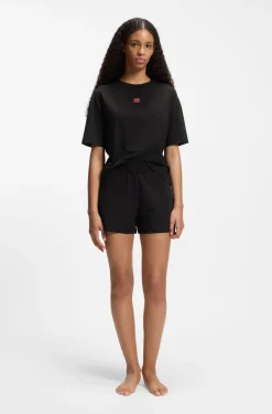 Regular-Fit Loungewear-Hose aus Stretch-Gewebe