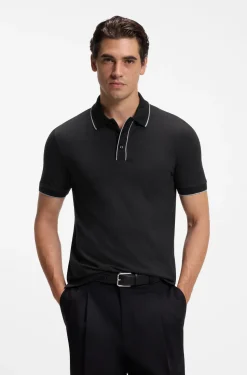 Regular-Fit Poloshirt aus Baumwolle