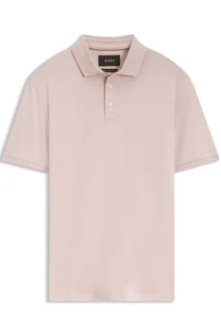Regular-Fit Poloshirt aus merzerisierter italienischer Baumwolle