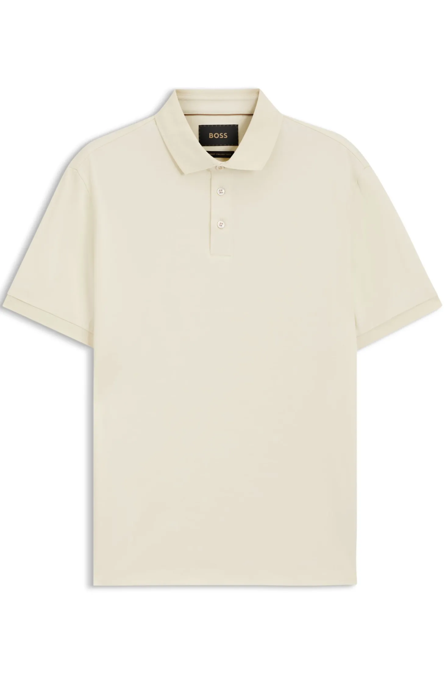 Regular-Fit Poloshirt aus merzerisierter italienischer Baumwolle