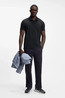 Regular-Fit Poloshirt mit Logo-Stickerei