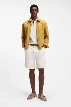 Regular-Fit Poloshirt mit Zip