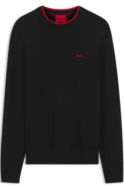 Regular-Fit Pullover aus Baumwoll-Mix