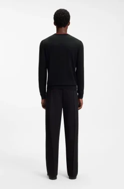 Regular-Fit Pullover aus Baumwoll-Mix