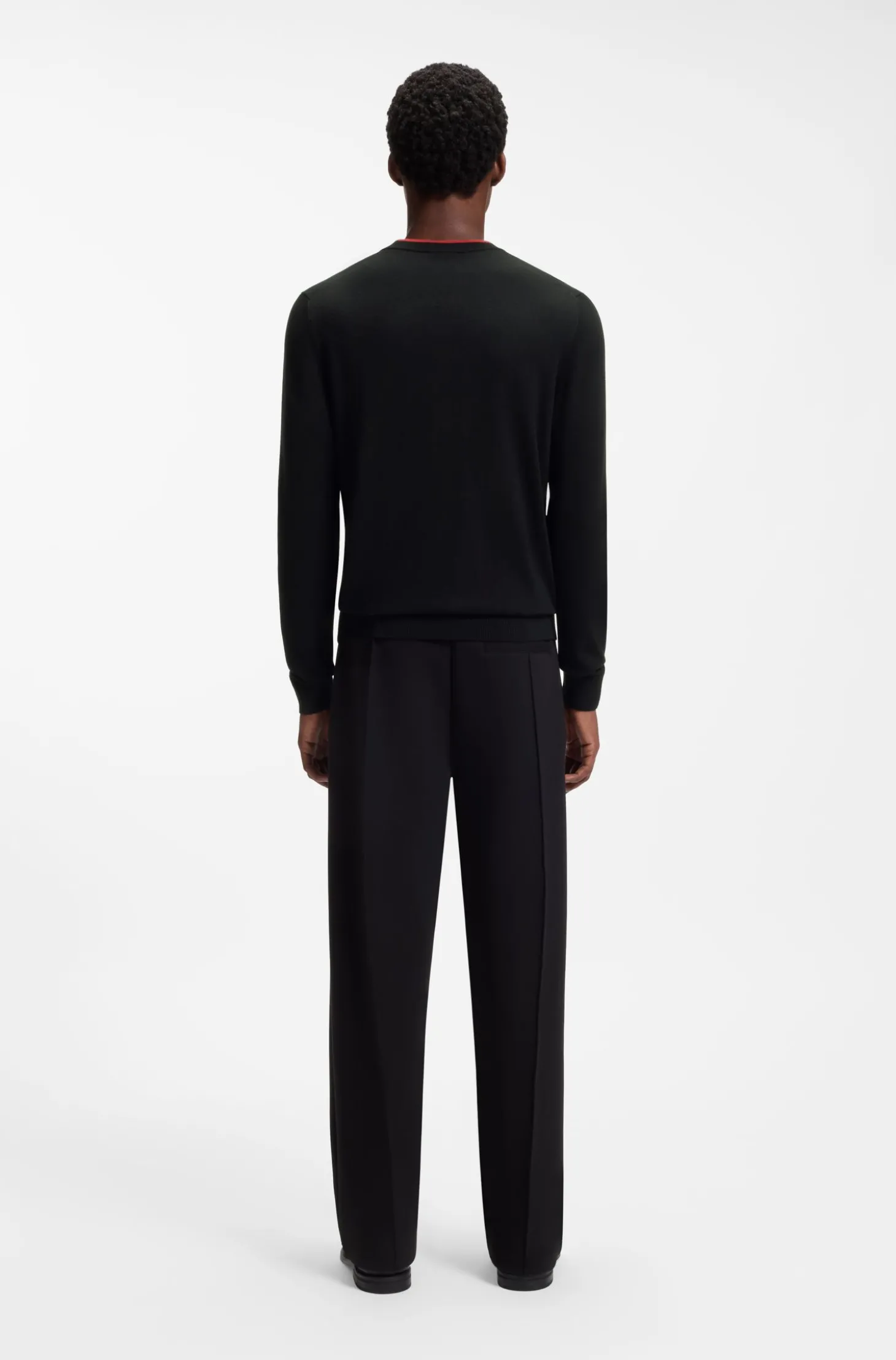 Regular-Fit Pullover aus Baumwoll-Mix