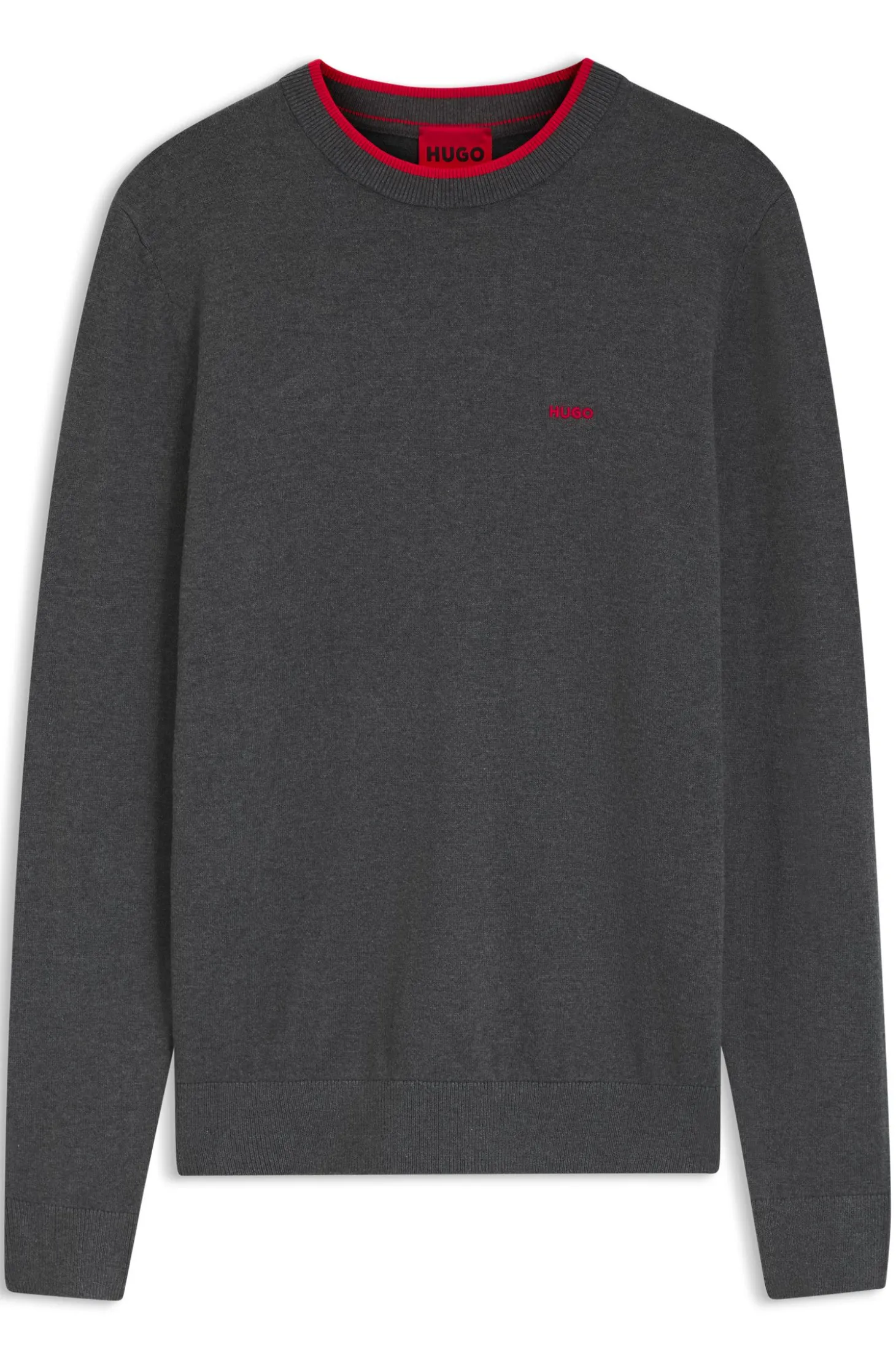 Regular-Fit Pullover aus Baumwoll-Mix