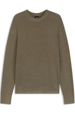 Regular-Fit Pullover aus geripptem Cord