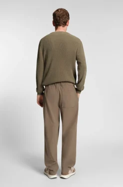 Regular-Fit Pullover aus geripptem Cord