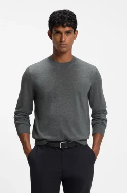 Regular-Fit Pullover aus Merinowolle