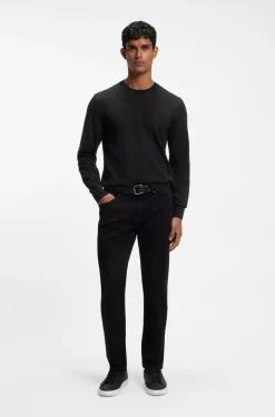 Regular-Fit Pullover aus Merinowolle