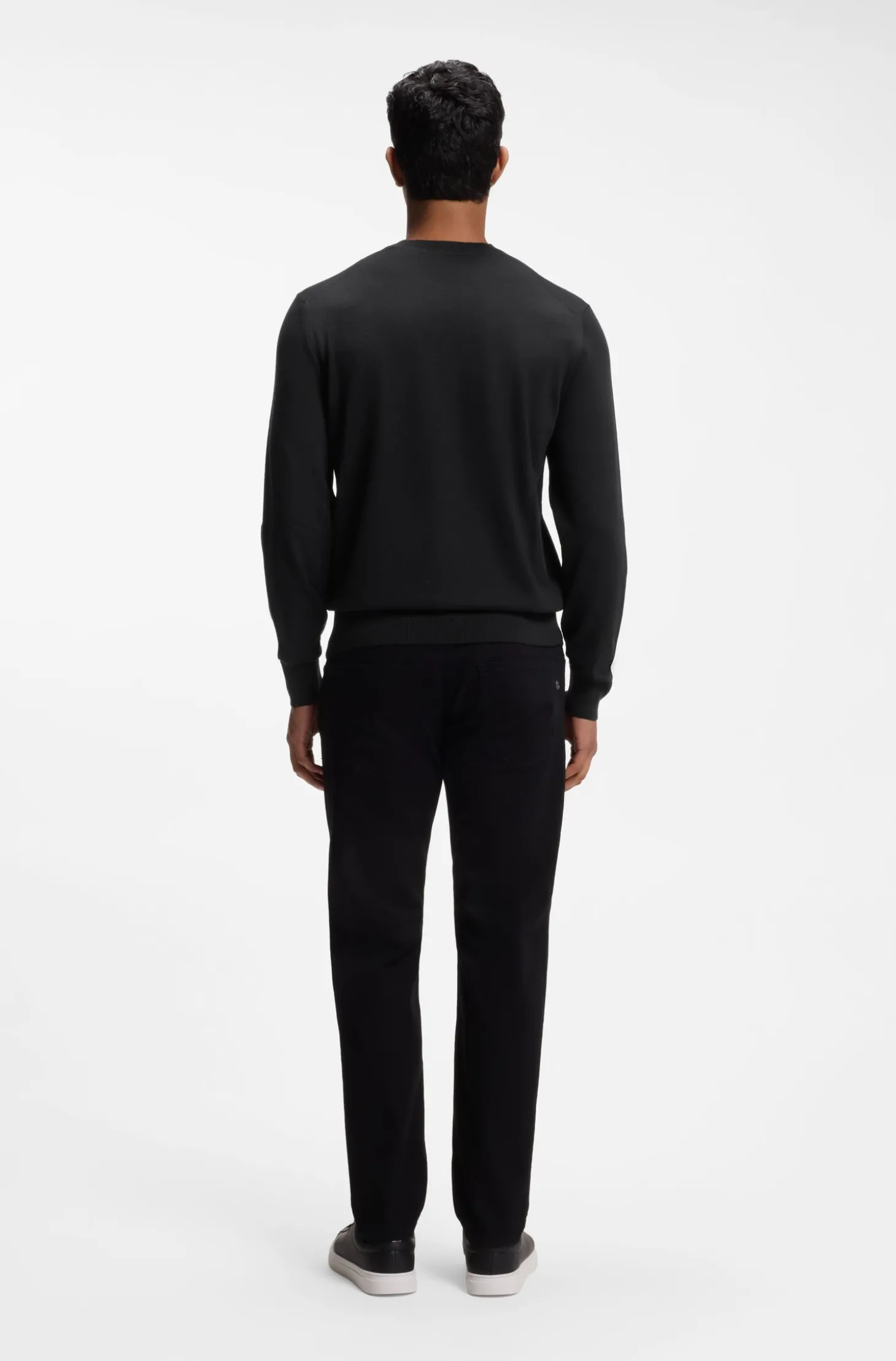 Regular-Fit Pullover aus Merinowolle
