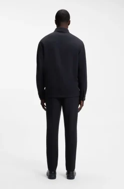 Regular-Fit Sakko aus Stretch-Jersey