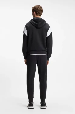 Regular-Fit Sweatshirt aus Spacer-Piqué mit Reißverschluss