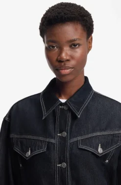 Regular-Fit Truckerjacke aus Denim mit Rinse-Waschung