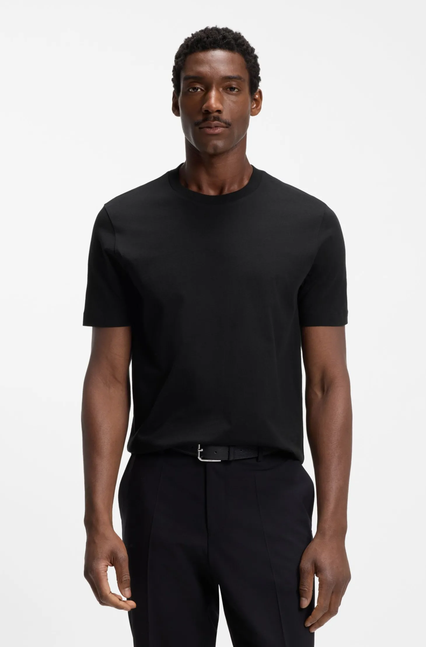 Regular-Fit T-Shirt aus Baumwoll-Jersey