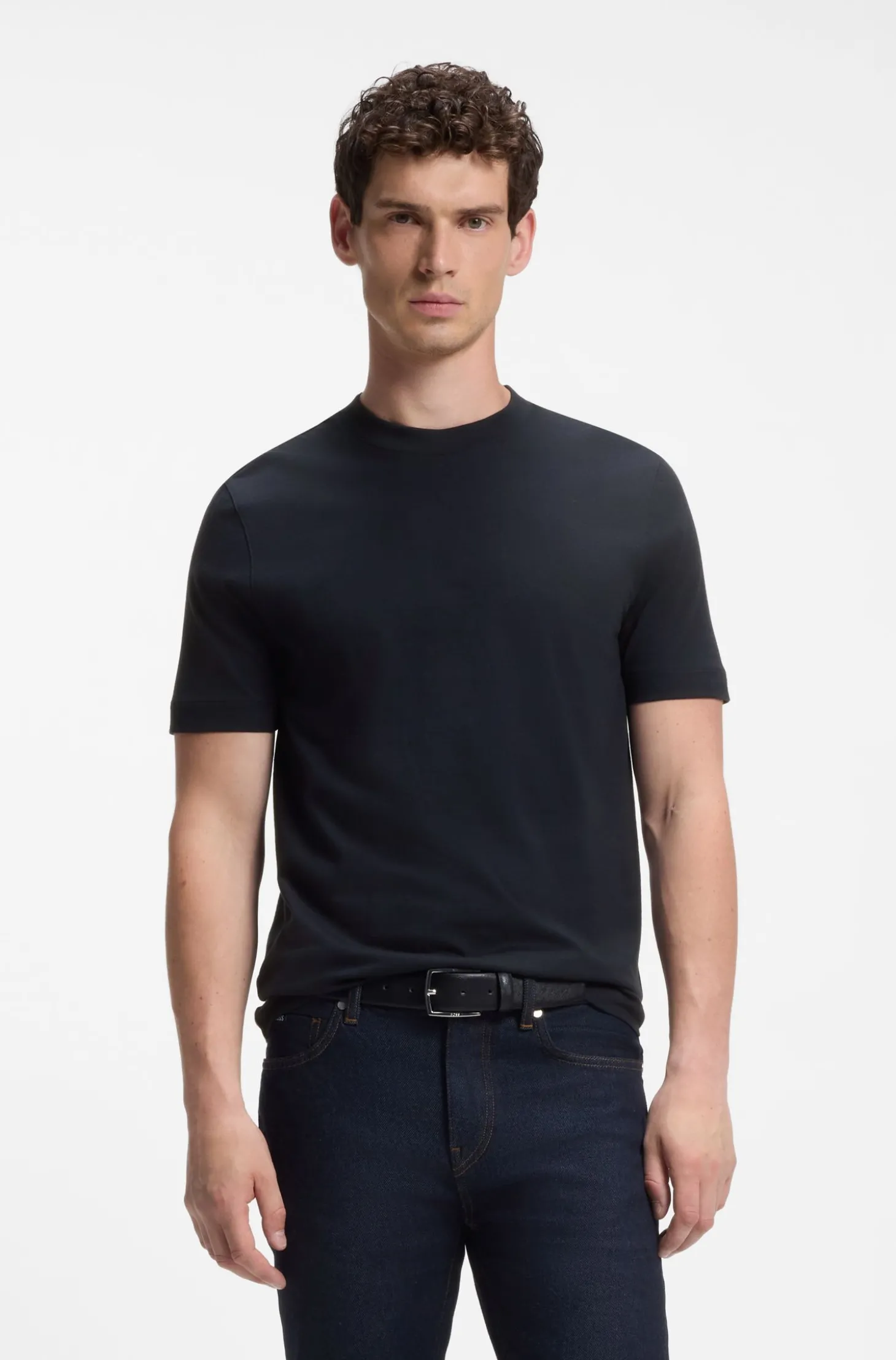Regular-Fit T-Shirt aus Baumwoll-Jersey