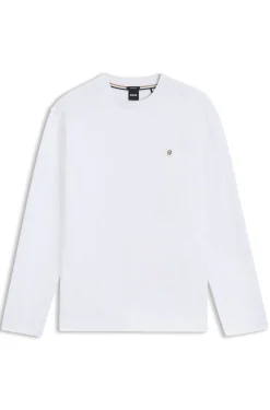 Regular-Fit T-Shirt aus Baumwolle mit dezentem Logo-Detail