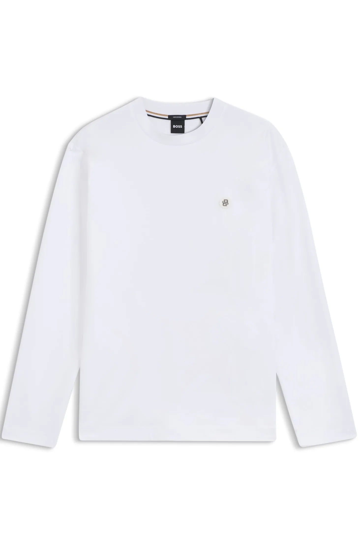 Regular-Fit T-Shirt aus Baumwolle mit dezentem Logo-Detail