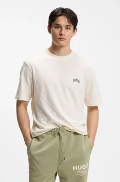 Regular-Fit T-Shirt aus Baumwolle mit Varsity-Logo