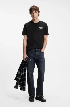 Regular-Fit T-Shirt aus Baumwolle mit Logo-Print