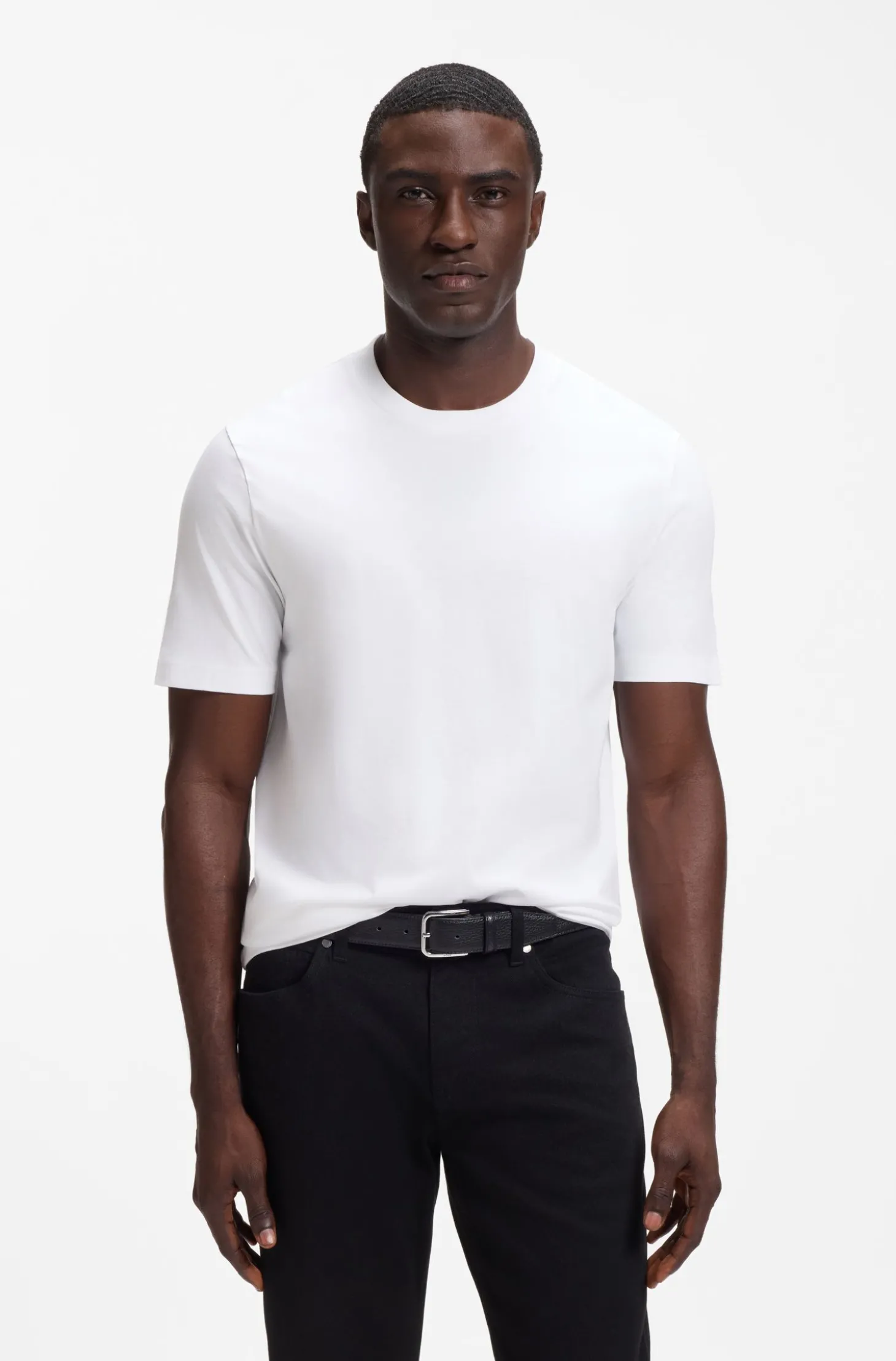 Regular-Fit T-Shirt aus Baumwoll-Jersey