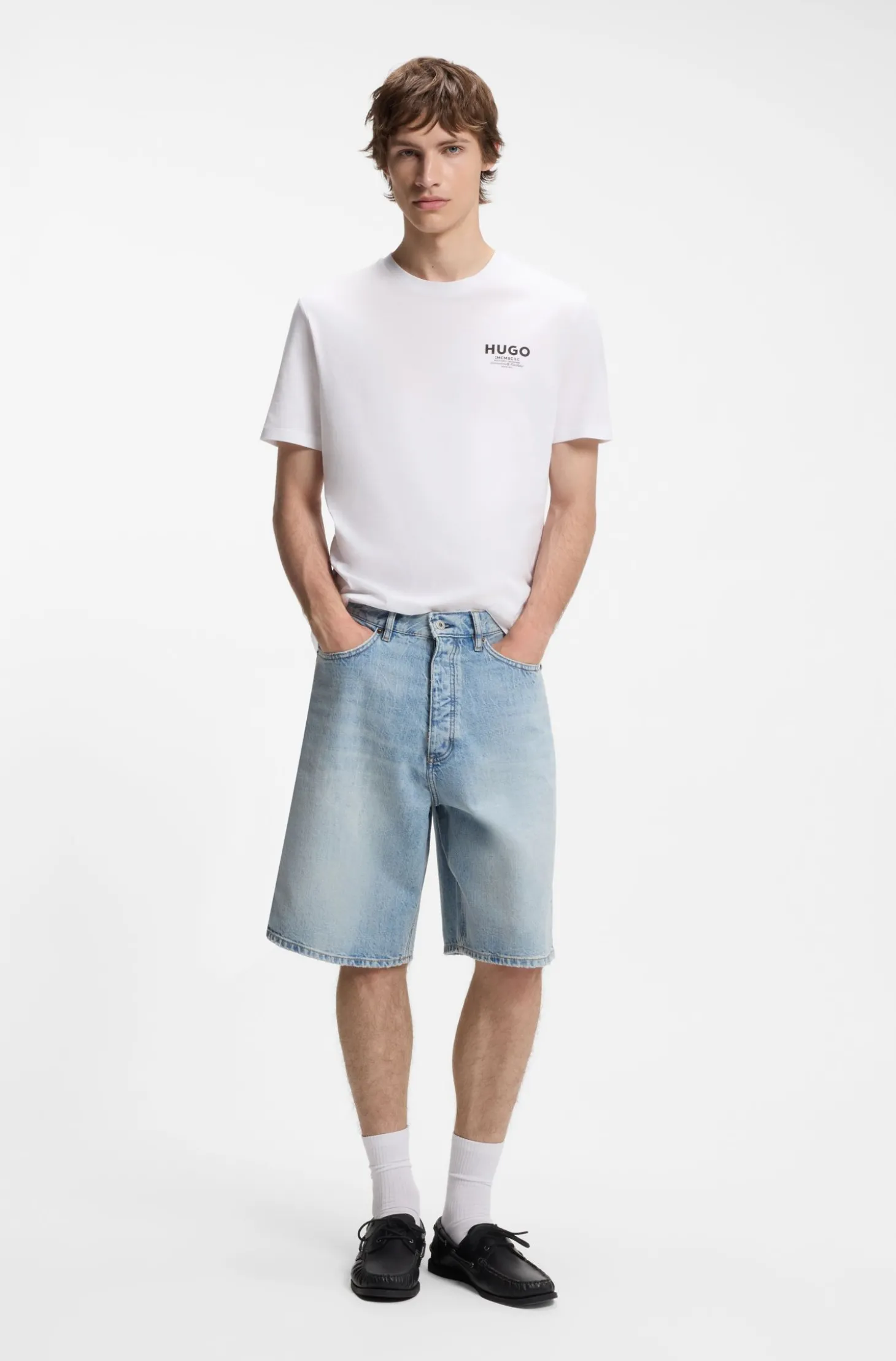 Regular-Fit T-Shirt aus Baumwolle mit Logo-Print