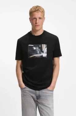Regular-Fit T-Shirt aus leichtem Baumwoll-Jersey