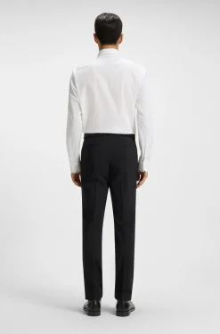 Regular-Fit Twill-Hemd aus Stretch-Baumwolle