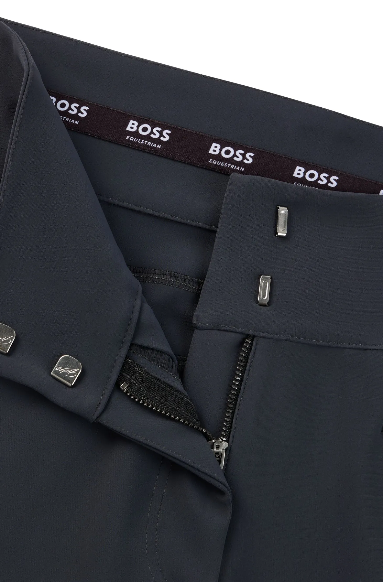 Reithose mit hohem Bund und Vollbesatz