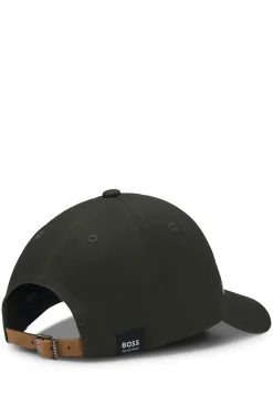 Reitsport-Cap aus Baumwolle mit Logo-Stickerei
