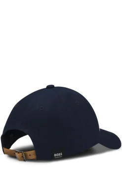 Reitsport-Cap aus Baumwolle mit Logo-Stickerei