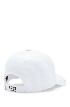 Reitsport-Cap mit fünf Bahnen und Logo-Details