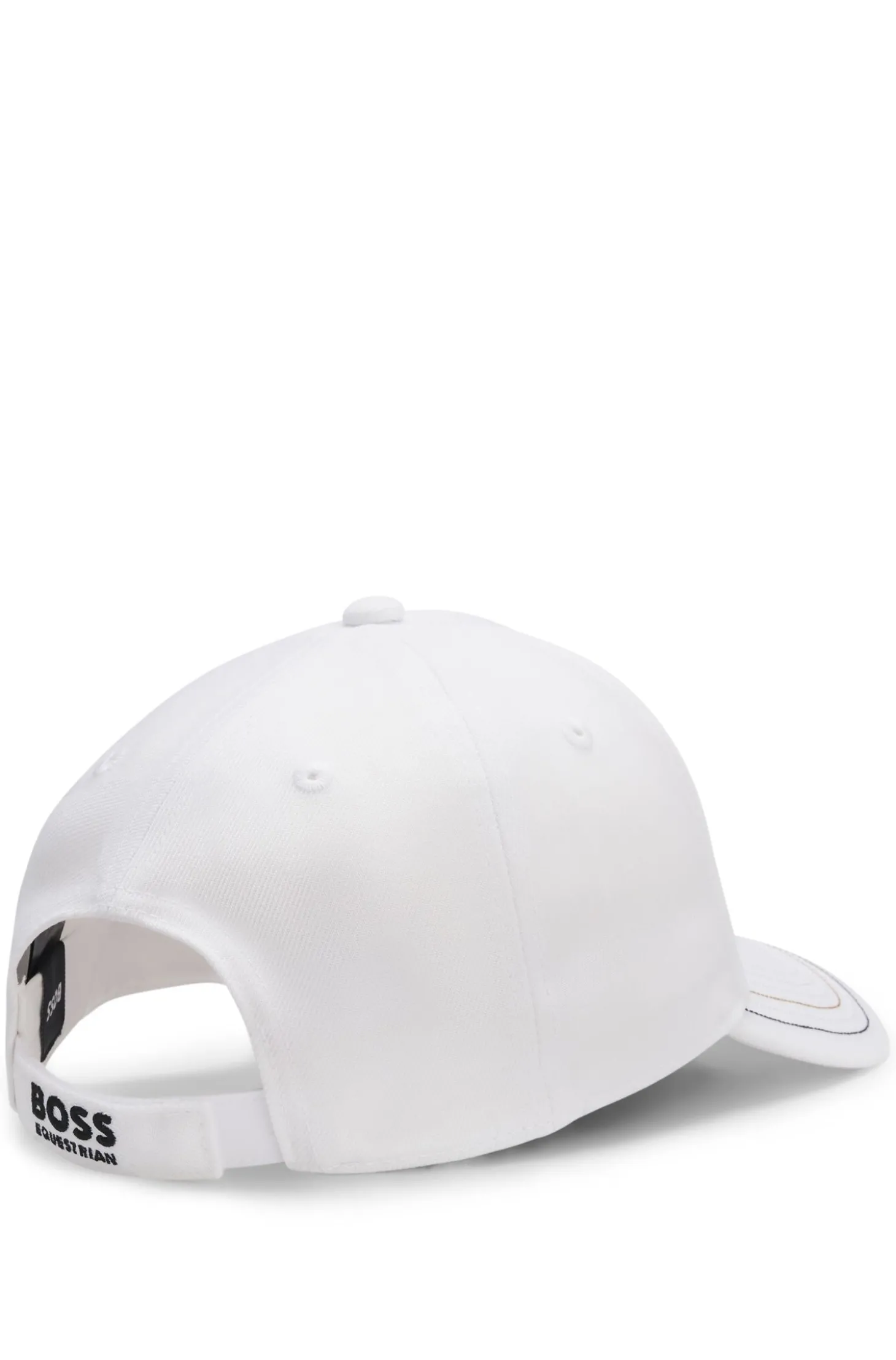 Reitsport-Cap mit fünf Bahnen und Logo-Details