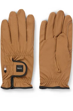Reitsport-Handschuhe aus Kunstleder