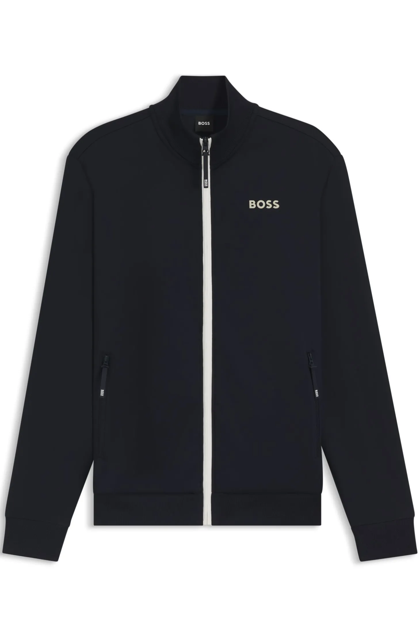 Reitsport-Jacke mit Reißverschluss und Signature-Streifen-Details