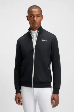 Reitsport-Jacke mit Reißverschluss und Signature-Streifen-Details
