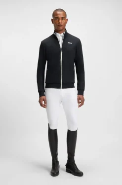 Reitsport-Jacke mit Reißverschluss und Signature-Streifen-Details