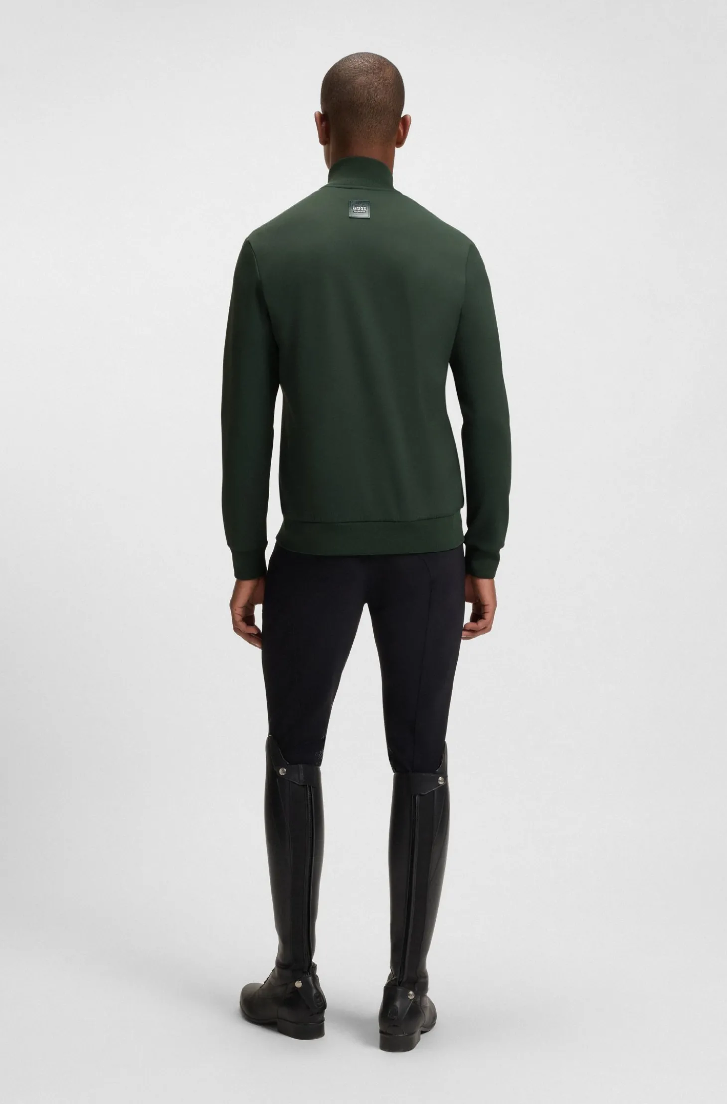 Reitsport-Jacke mit Reißverschluss und Signature-Streifen-Details