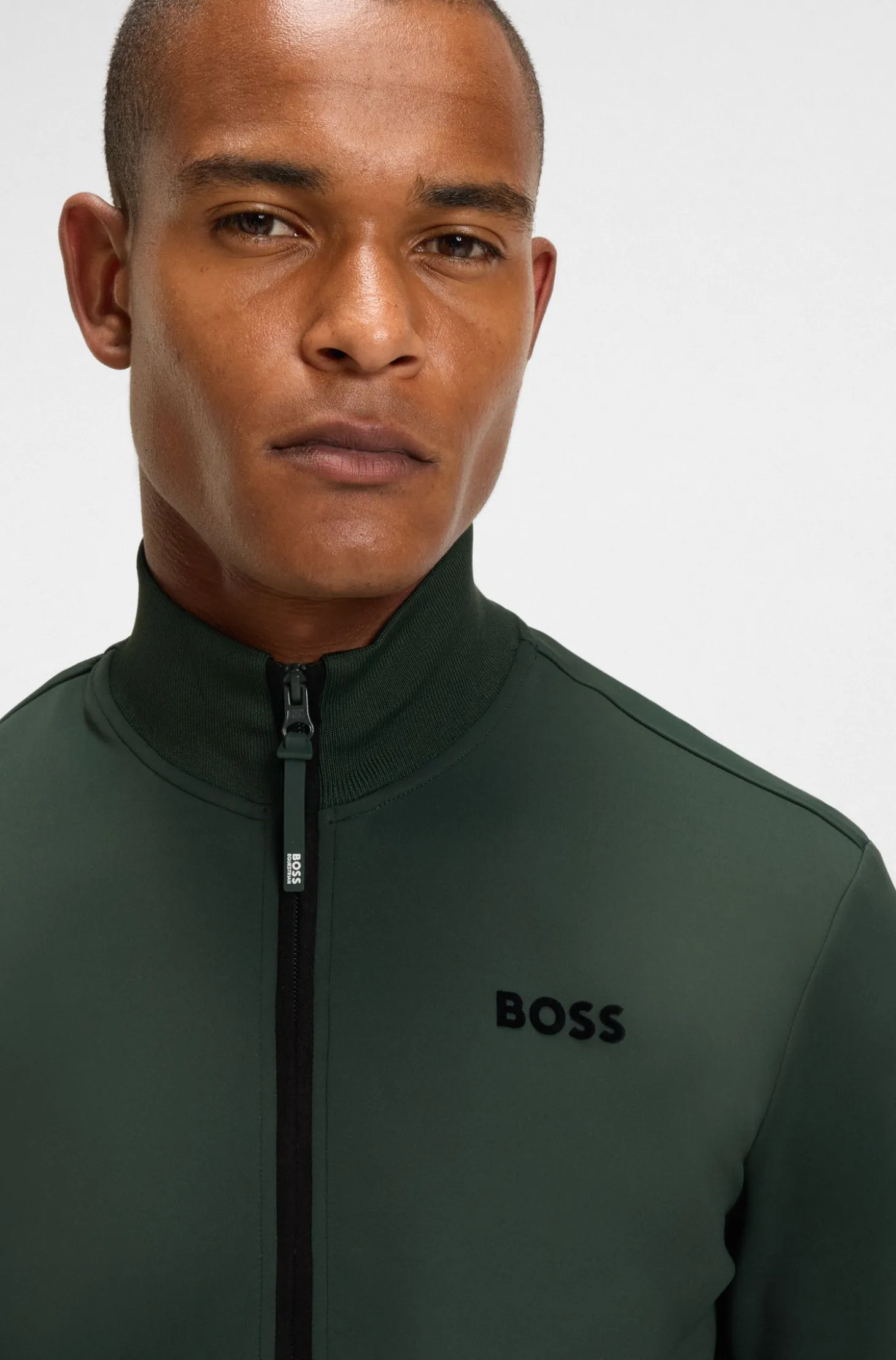 Reitsport-Jacke mit Reißverschluss und Signature-Streifen-Details
