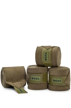 Reitsport-Kompressionsbandagen aus Fleece mit Branding