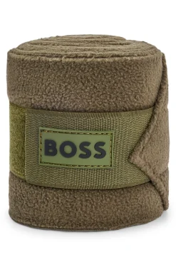 Reitsport-Kompressionsbandagen aus Fleece mit Branding