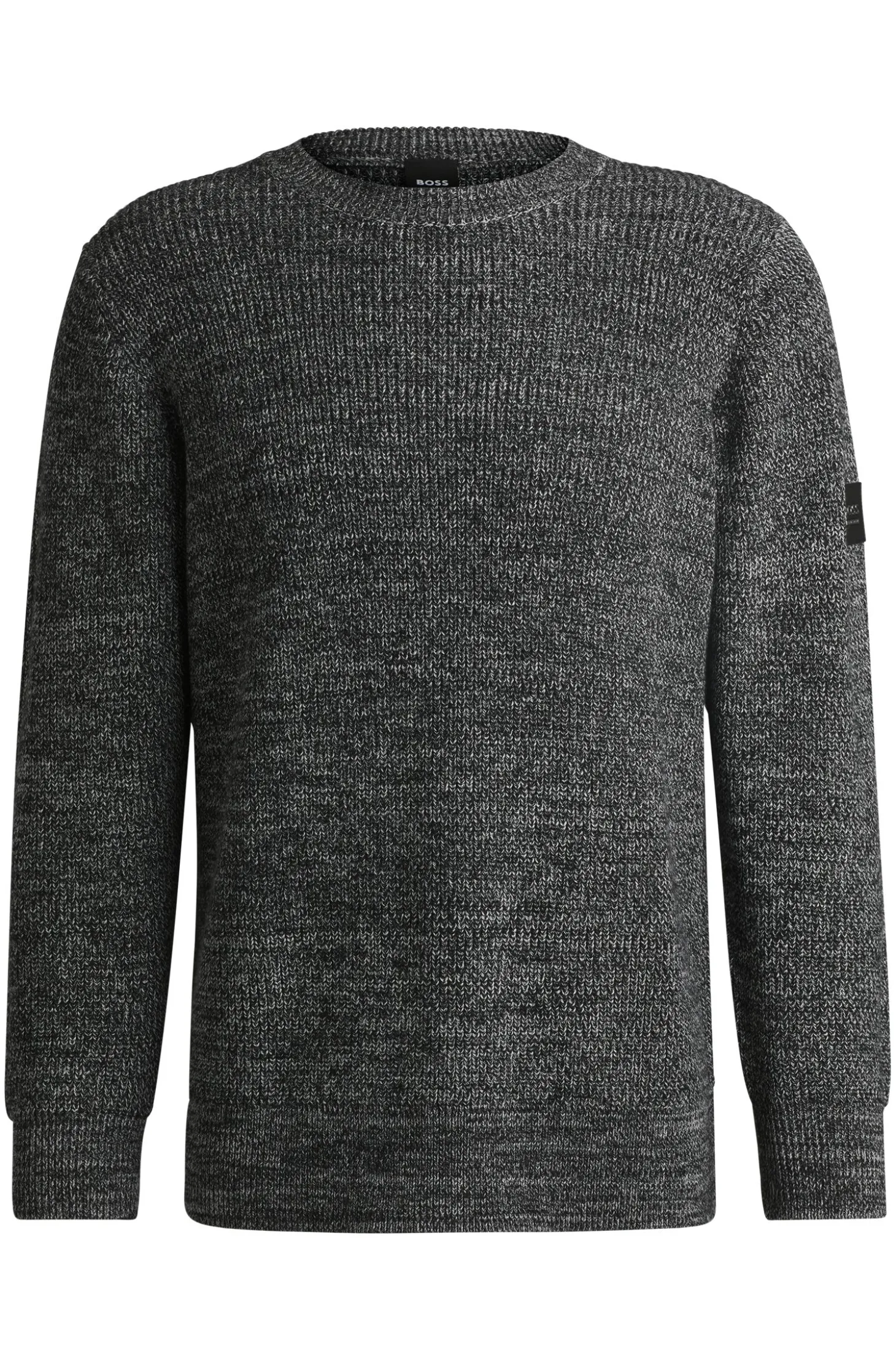 Reitsport-Pullover aus meliertem Strick