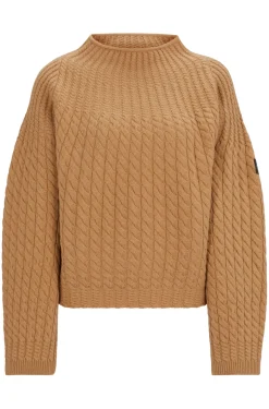 Reitsport-Pullover aus Wolle und Kaschmir in Cropped-Länge